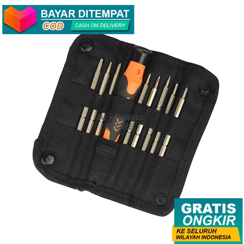 Jual Obeng Jakemy Bolak Balik Pcs Set Hp Star Hex Phillips Torx