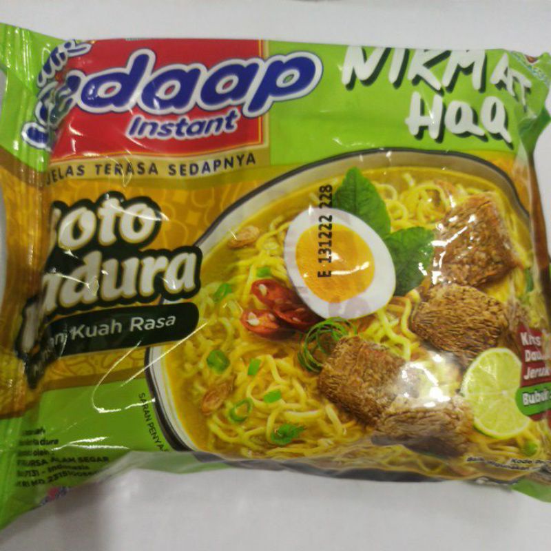 Jual Mie Instan Sedaap Rasa Soto Madura 82 Gram Shopee Indonesia