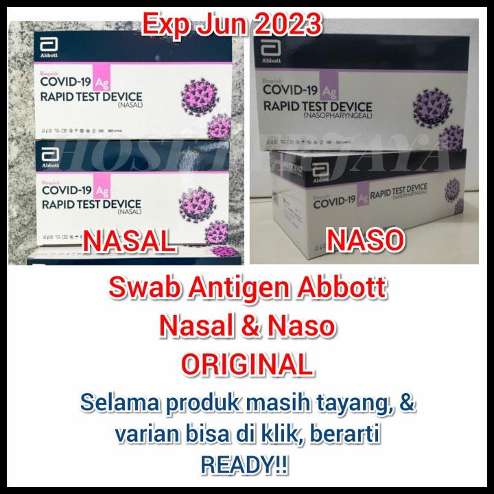 Jual Abbott Panbio Bioquick Nasal Naso Alat Swab Rapid Test Antigen