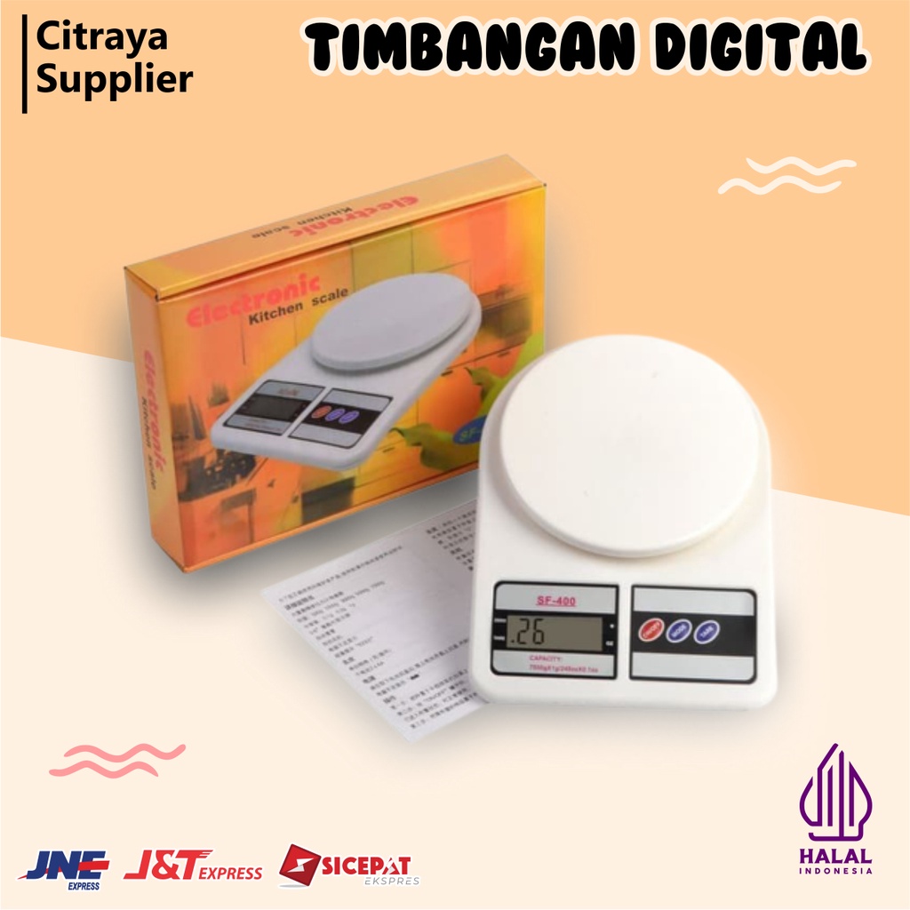 Jual Timbangan Digital Timbangan Dapur Timbangan Kue SF 400 Max 10