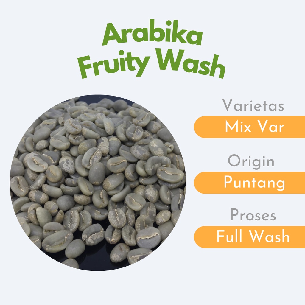 Jual Arabika Fruity Wash Full Wash Origin Puntang TERPADU COFFEE