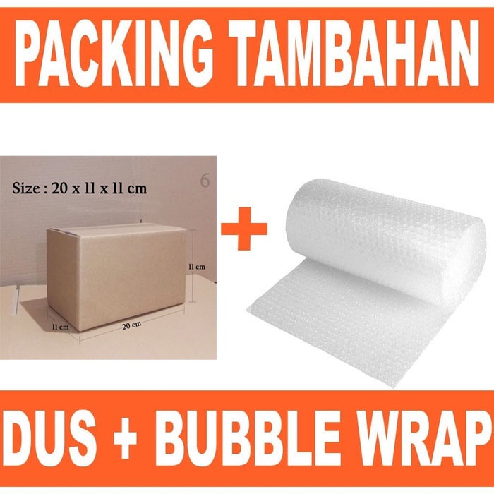 Jual Tambahan Packing Kardus Dan Bubble Wrap Untuk Keamanan Extra