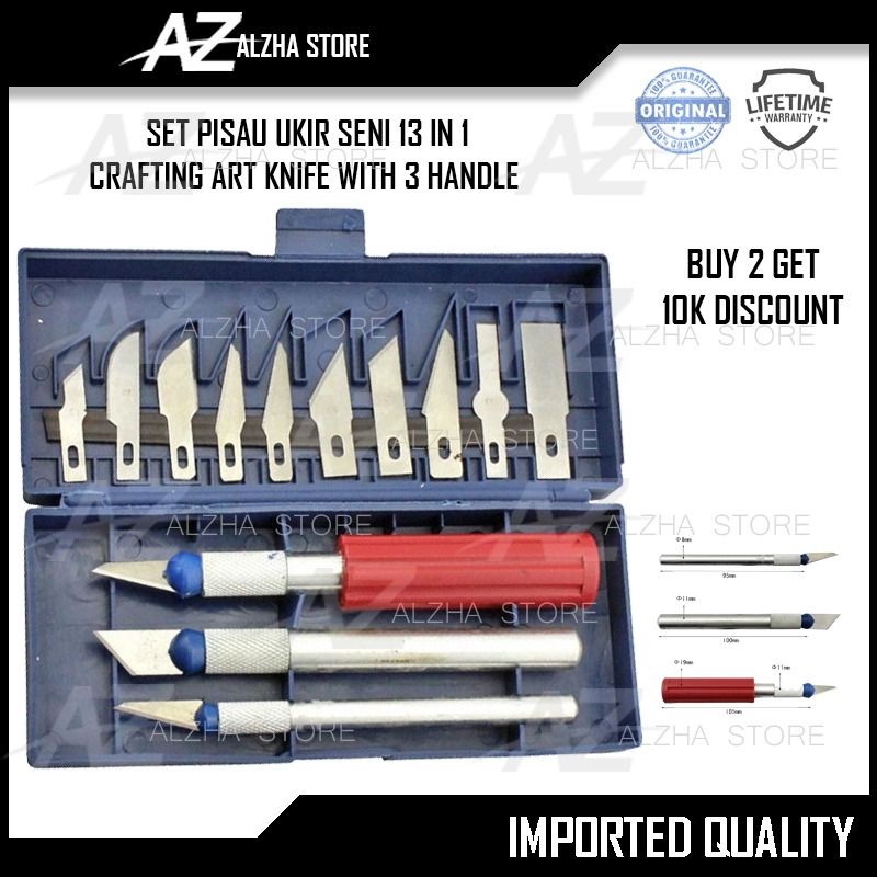 Jual Best Quality Set Pisau Ukir Seni In Crafting Art Knife With