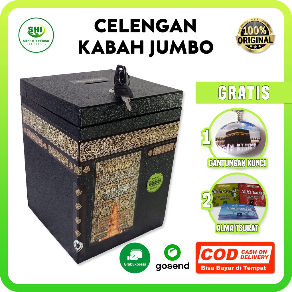 Jual Celengan Kabah Ka Bah Ka Bah Kakbah Kaqbah Jumbo Besar Kunci Buka