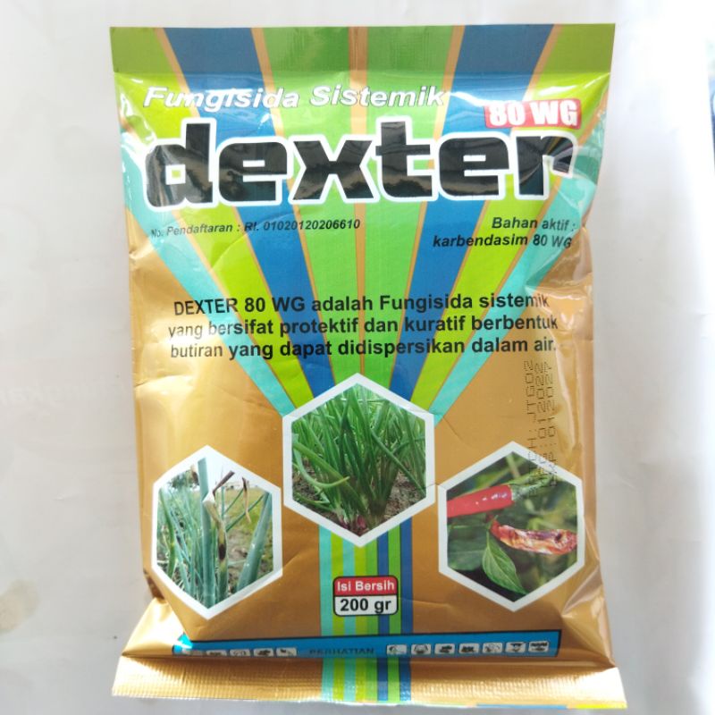 Jual Fungisida Sistemik DEXTER 80WG 200 Gram Karbendazim Obat Patek