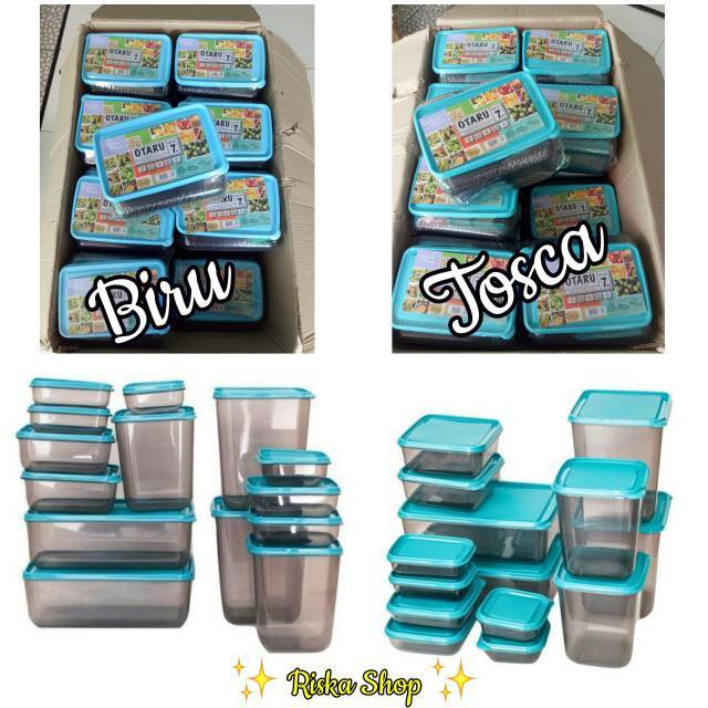 Jual Calista Otaru Bening Isi 14 Pcs Seal Ware Toples Kotak Makan