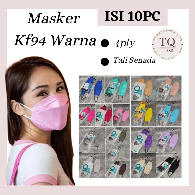 Jual Masker Kf Korea Warna Warni Pastel Nude Mix Cream Hitam Isi