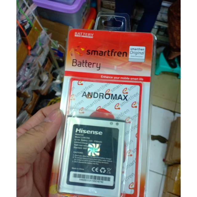 Jual BATERAI BATRE BATTERY BAT SMARTFREN ANDROMAX QI U2 E2 PLUS