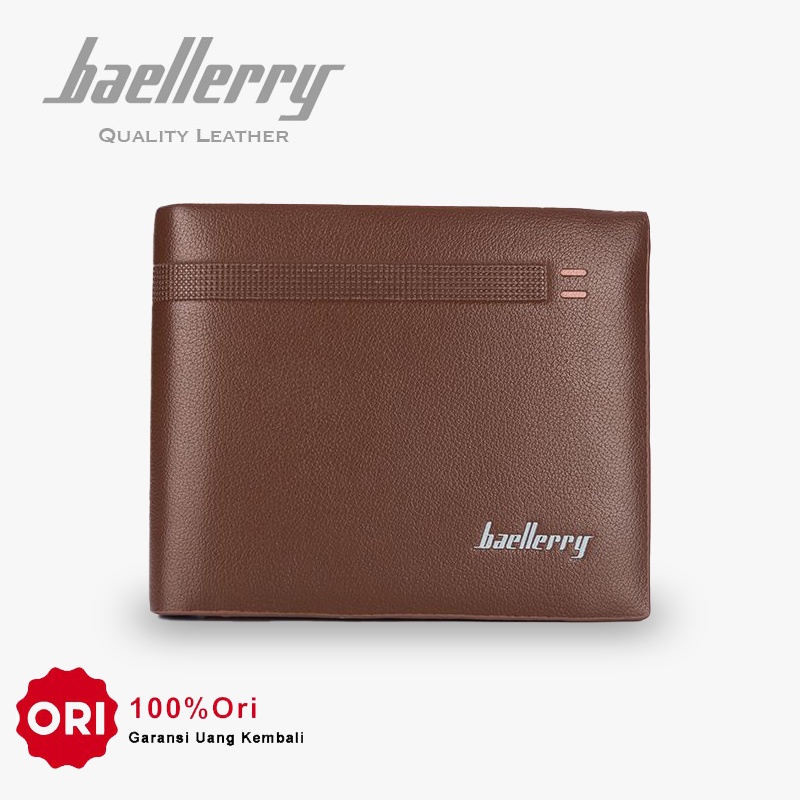 Jual BAELLERRY DR001 Dompet Pria Bahan Kulit PU Leather Premium BAEOS