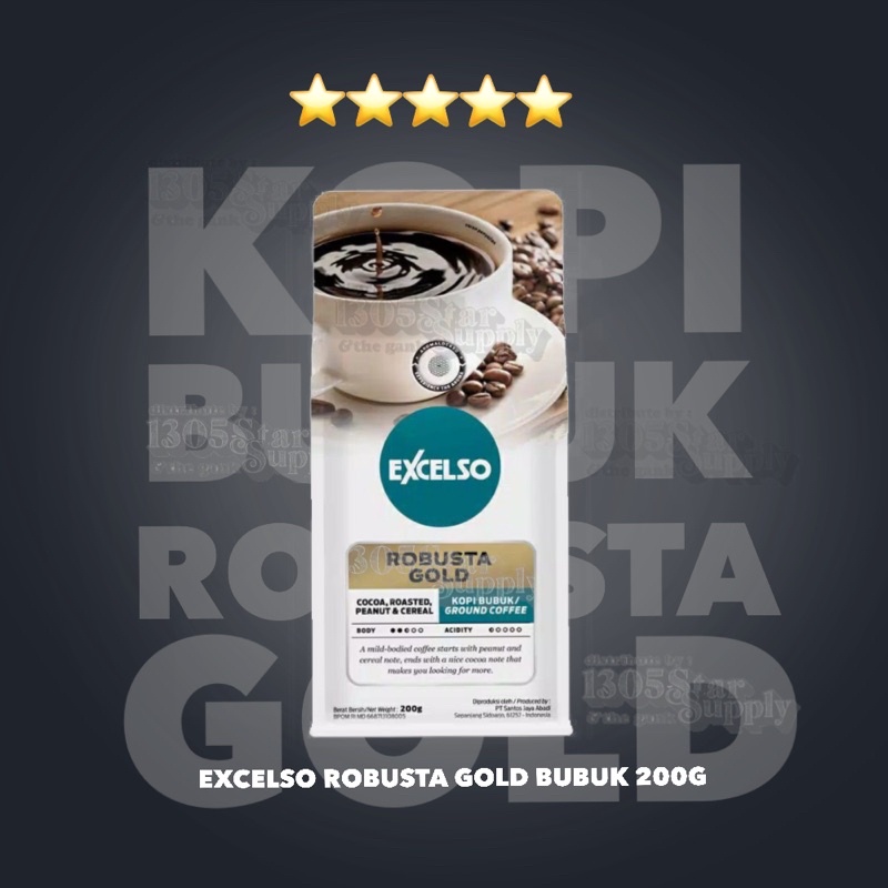 Jual Kopi Excelso Robusta Gold Gr Ground Bubuk Shopee Indonesia