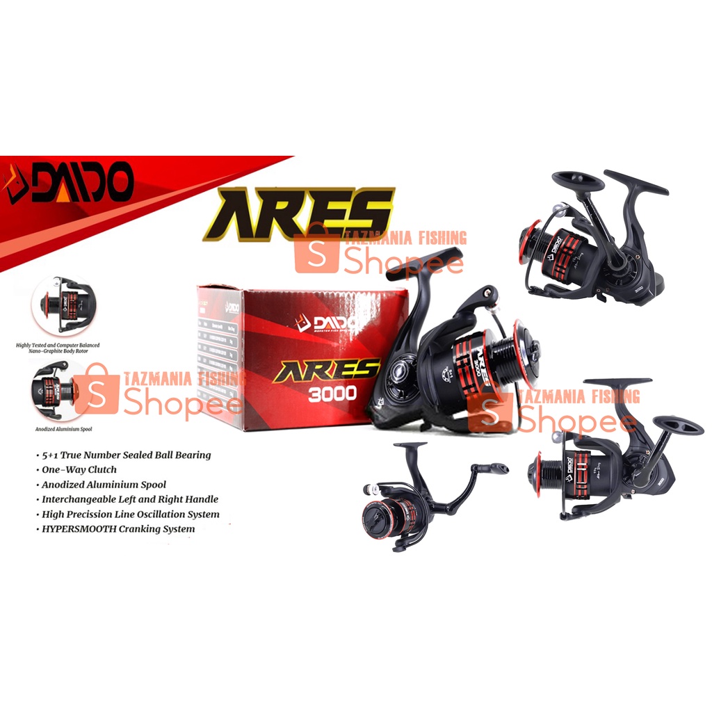 Jual Reel Daido Ares Putaran Sangat Halus Dan