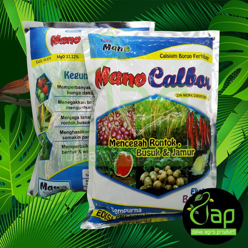 Jual PUPUK KALSIUM BORON FERTILIZER MANO CALBOR 1KG Shopee Indonesia