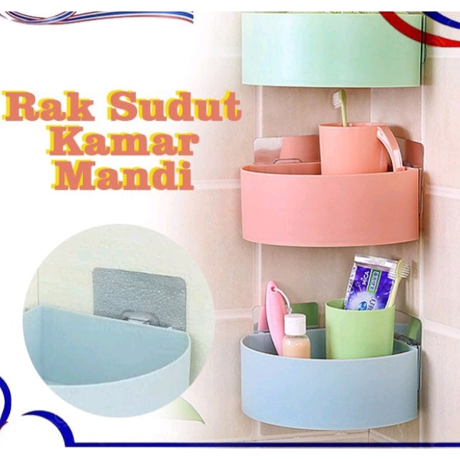 Jual Rak Sudut Kamar Mandi Rak Holder Kamar Mandi Tempat Sabun