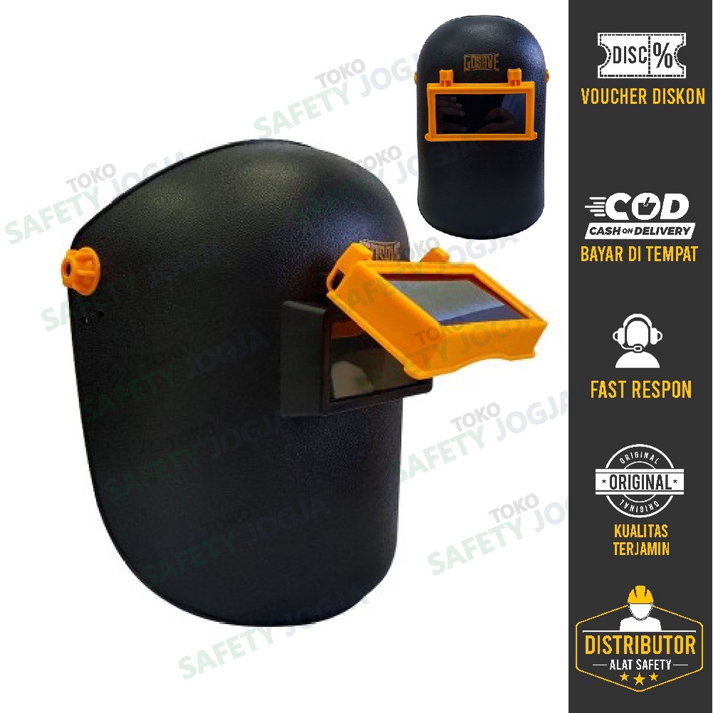 Jual Topeng Las Helm Las Kedok Las Welding Helmet Gosave Shopee