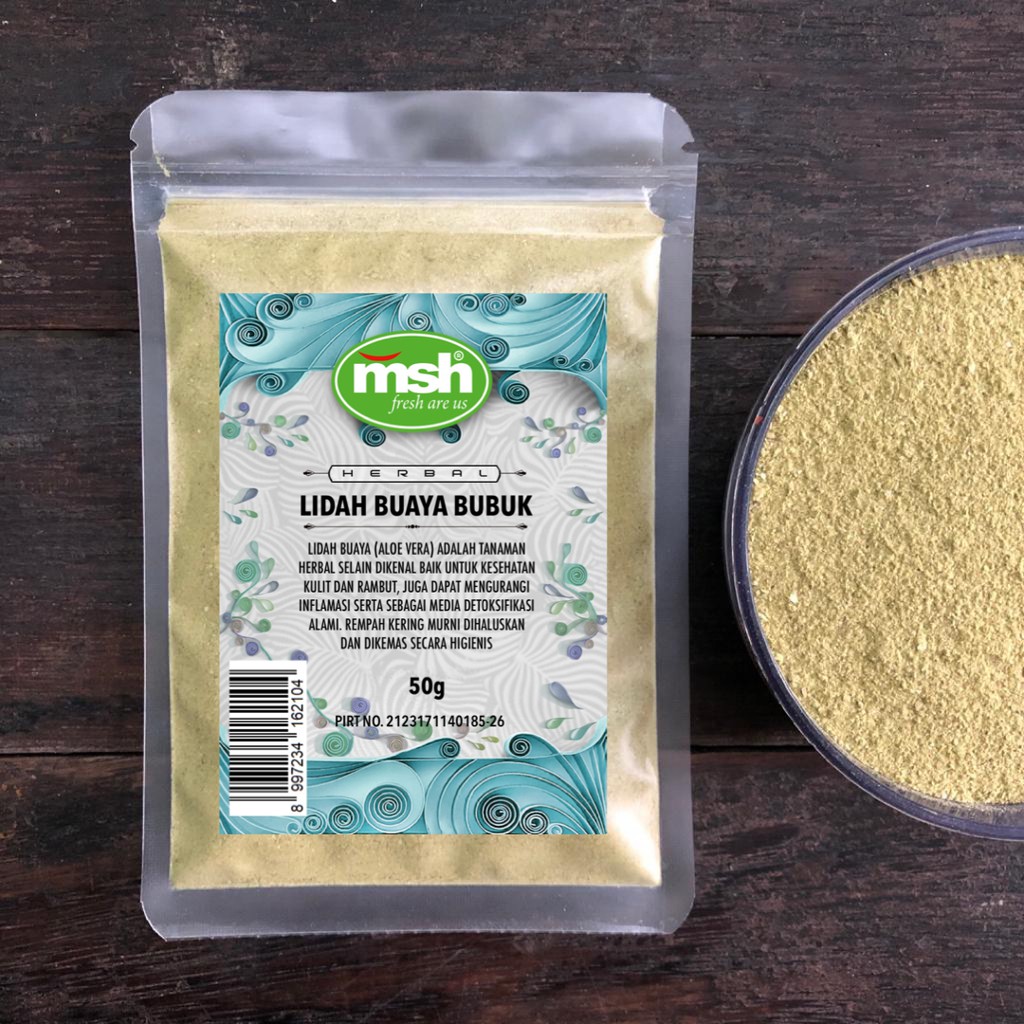 Jual MSH Lidah Buaya Bubuk 50 G Shopee Indonesia