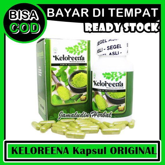 Jual Cod Keloreena Kapsul Asli Ekstrak Daun Kelor Moringa Oleifera