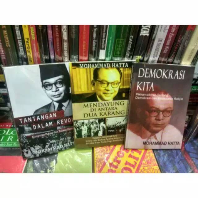 Jual Paket 3 Buku Mohammad Hatta Tantangan Dalam Revolusi Demokrasi