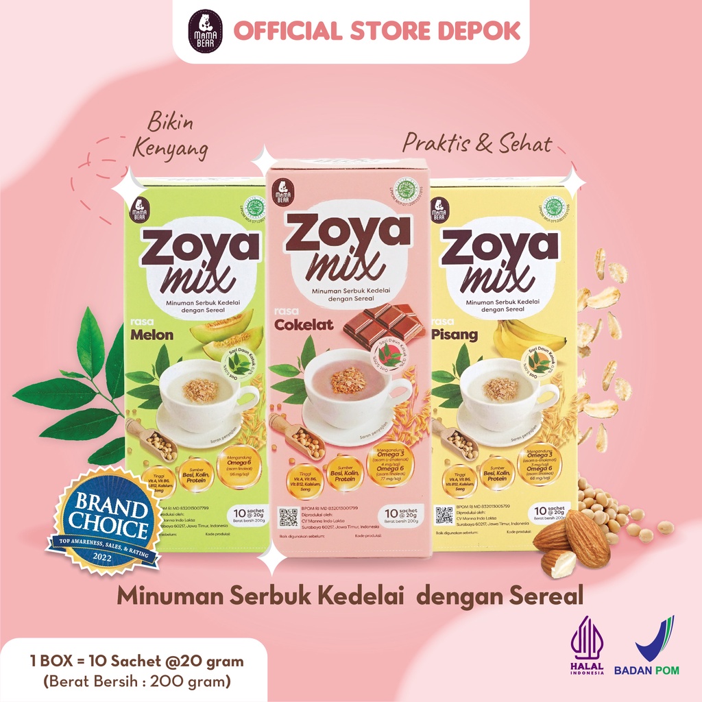 Jual Mamabear Mama Bear Zoya Mix Soya Mix Kedelai Minuman Pelancar Asi