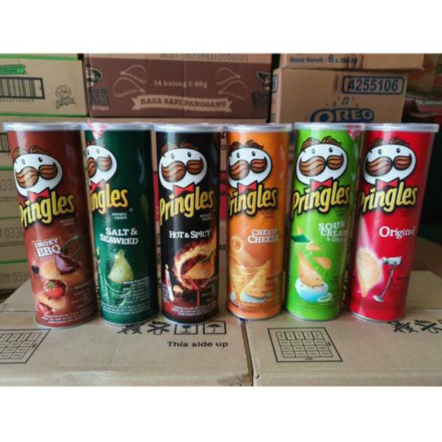 Jual Pringles Potato Original Gr Potato Cheese G Shopee Indonesia