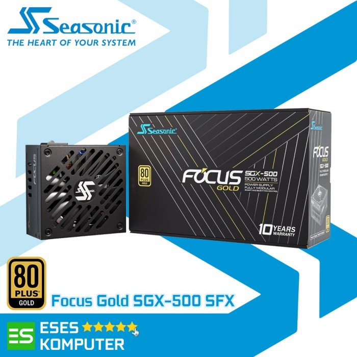 Jual PSU Seasonic Focus Gold SGX 500 SFX 500W 80 Plus Gold Full