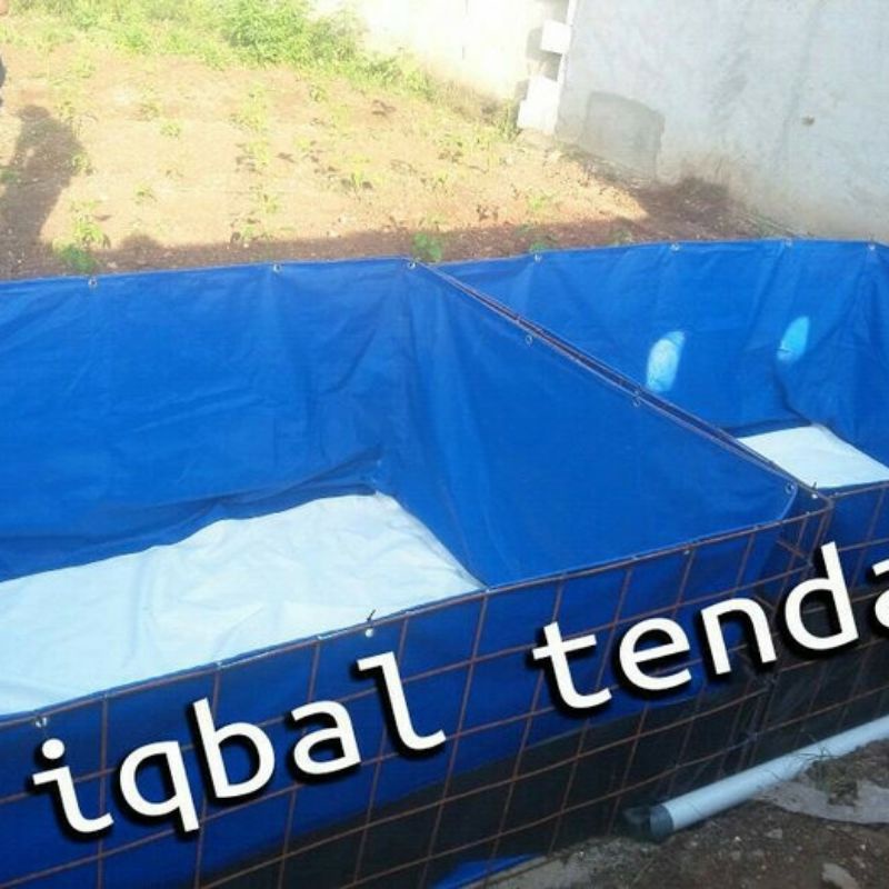 Jual Kolam Terpal Kotak Ukuran X X Cm Orchid Semi Karet