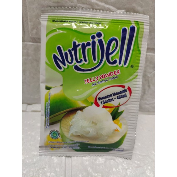 Jual Nutrijell Jelly Powder 10gr Rasa Kelapa Muda Shopee Indonesia