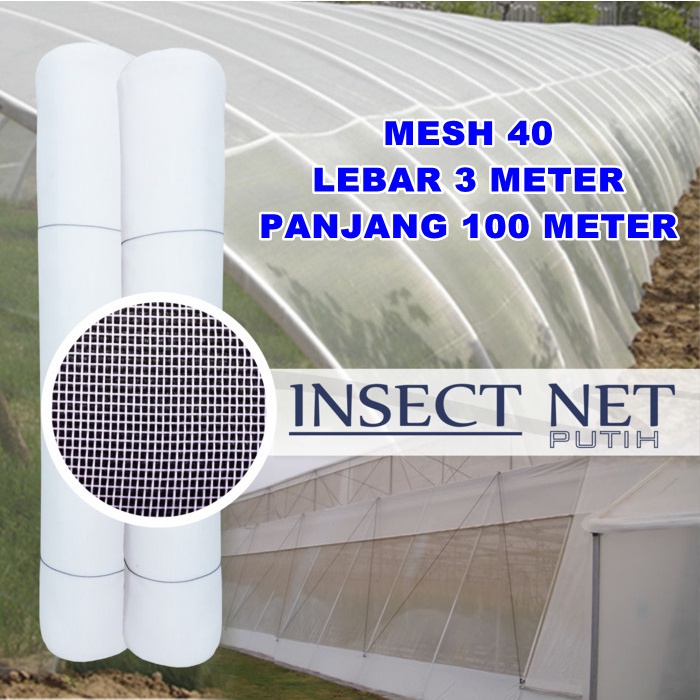 Jual Insect Net Screen Net Kelambu Penghalang Serangga Lebar Meter