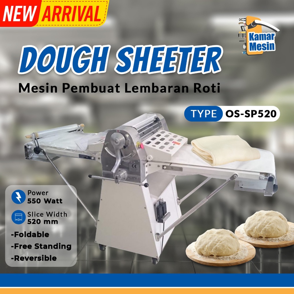 Jual Ossel Dough Sheeter Mesin Penipis Adonan Pengepres Adonan Pembuat