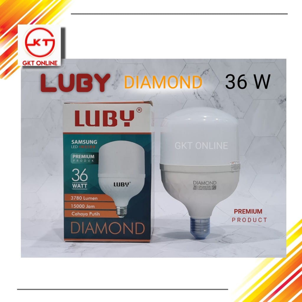 Jual Lampu Led Capsule Luby Diamond 36 Watt Cahaya Putih Shopee Indonesia