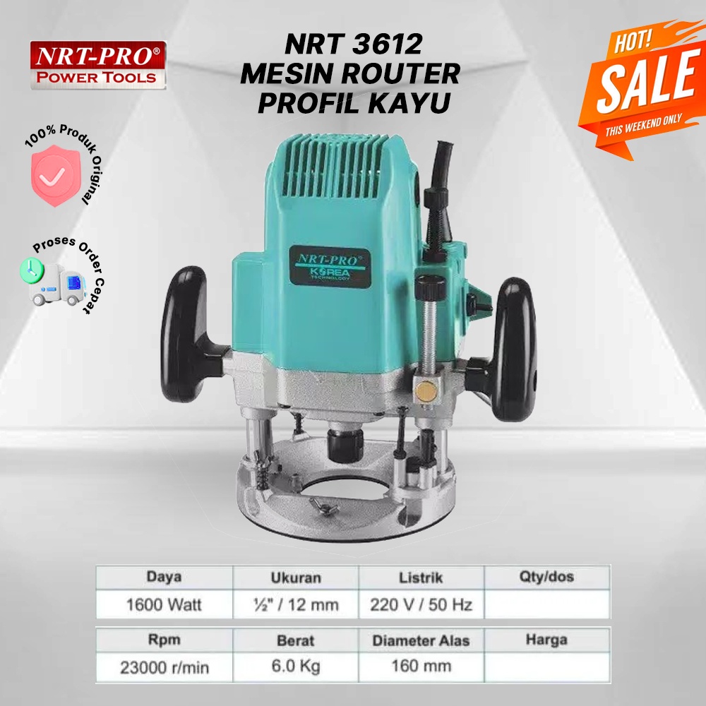 Jual Mesin Router BESAR NRT PRO 3612 HD 2 Tangan Profil Kayu Teko 1 2