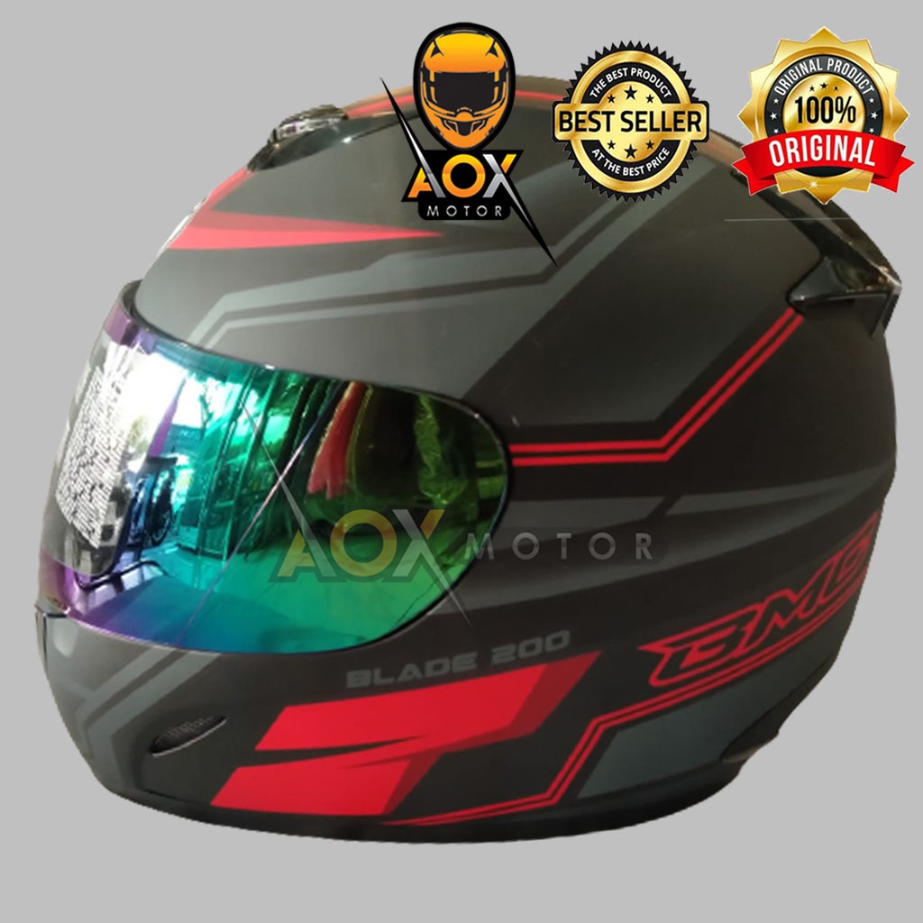 Jual Helm BMC BLADE 200 Motif 9 SNI Fullface Ongkir 2kg Shopee