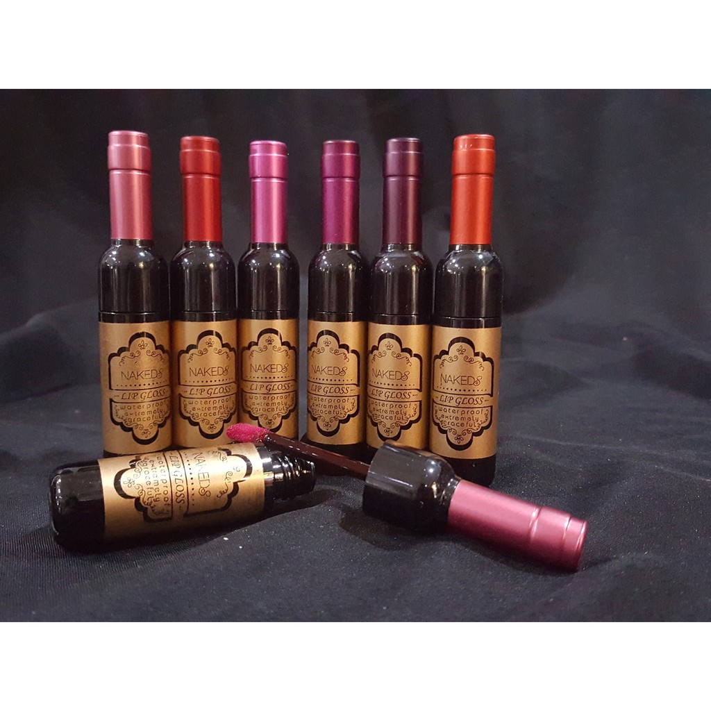 Jual NEW NAKED WINE WATERPROOF LIPGLOSS LIPTINT RED WINE LIP TINT NAKED8 ORI Shopee