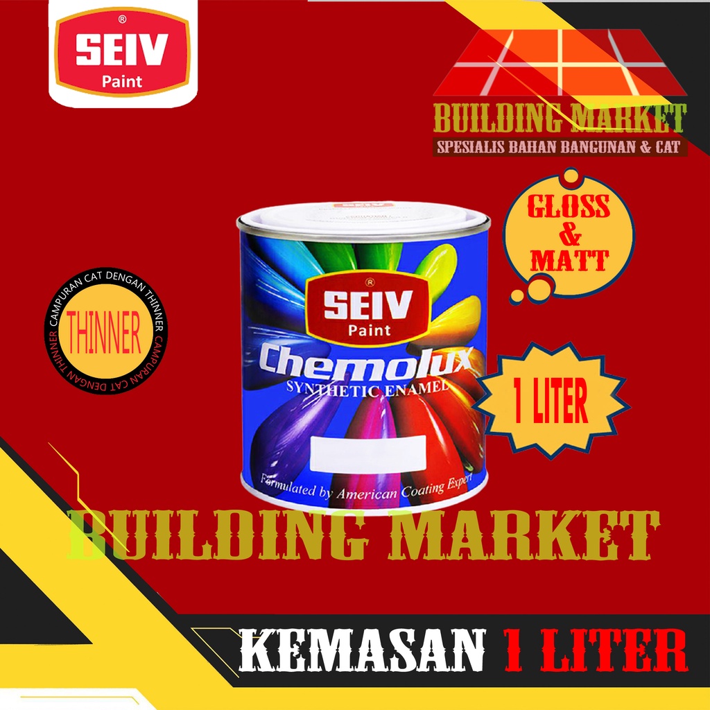 Jual CAT KAYU BESI CAT MINYAK CAT KAYU CAT BESI SEIV CHEMOLUX PAINT 1