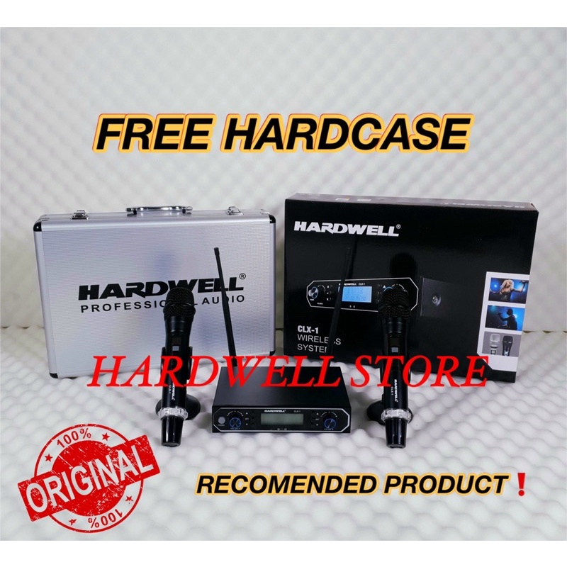 Jual Mic Wireless Hardwell CLX 1 CLX1 Original Double Mic Handheld