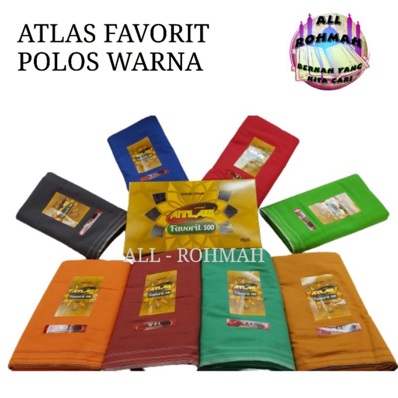 Jual SARUNG ATLAS FAVORIT POLOS WARNA Shopee Indonesia