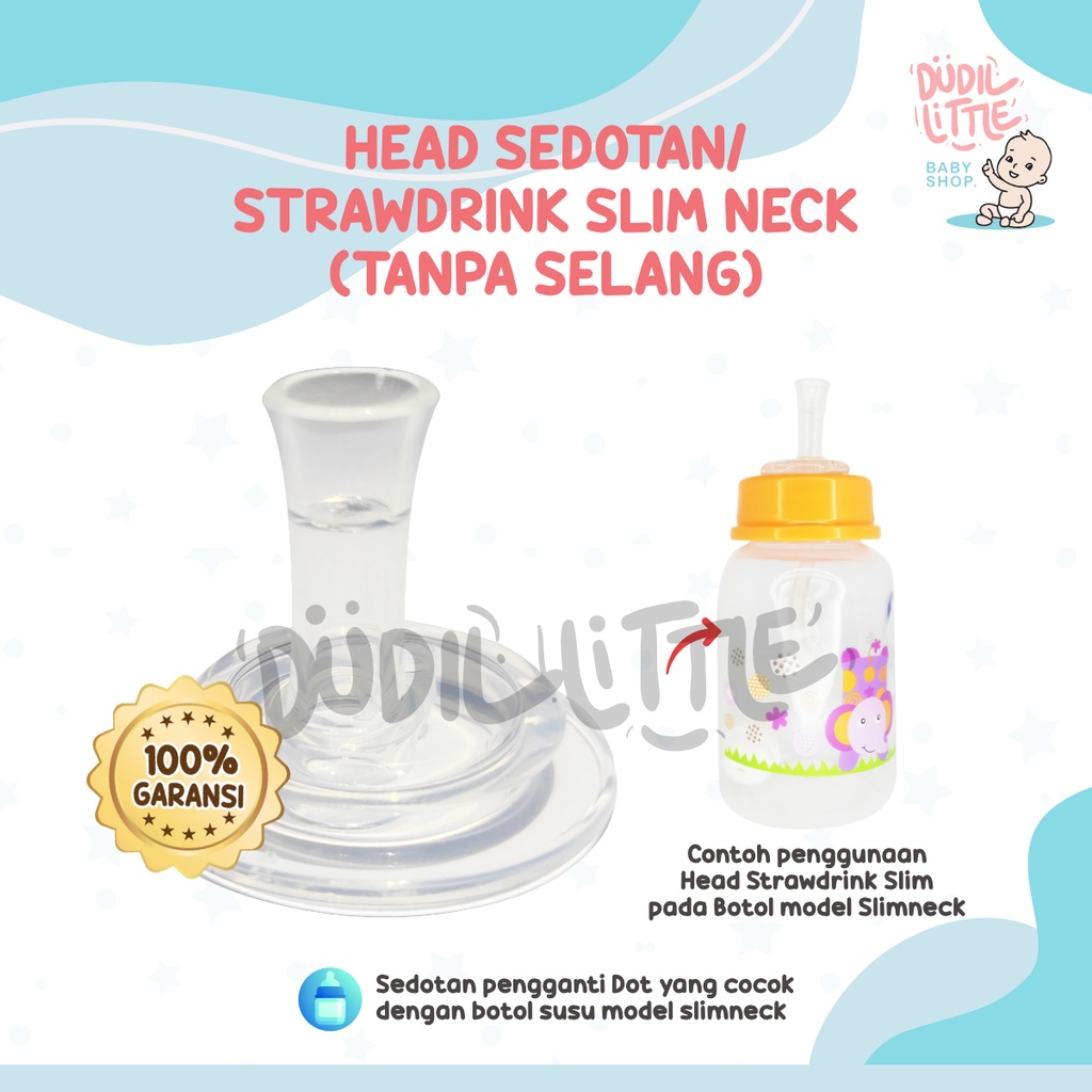 Jual Sedotan Pengganti Dot Nipple Training Model Wide Slim Neck Bahan