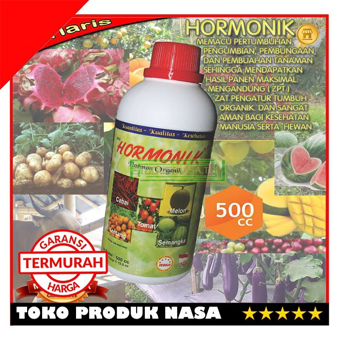 Jual Hormonik Nasa Hormon Pertumbuhan Tanaman Kemasan Besar 500 Ml