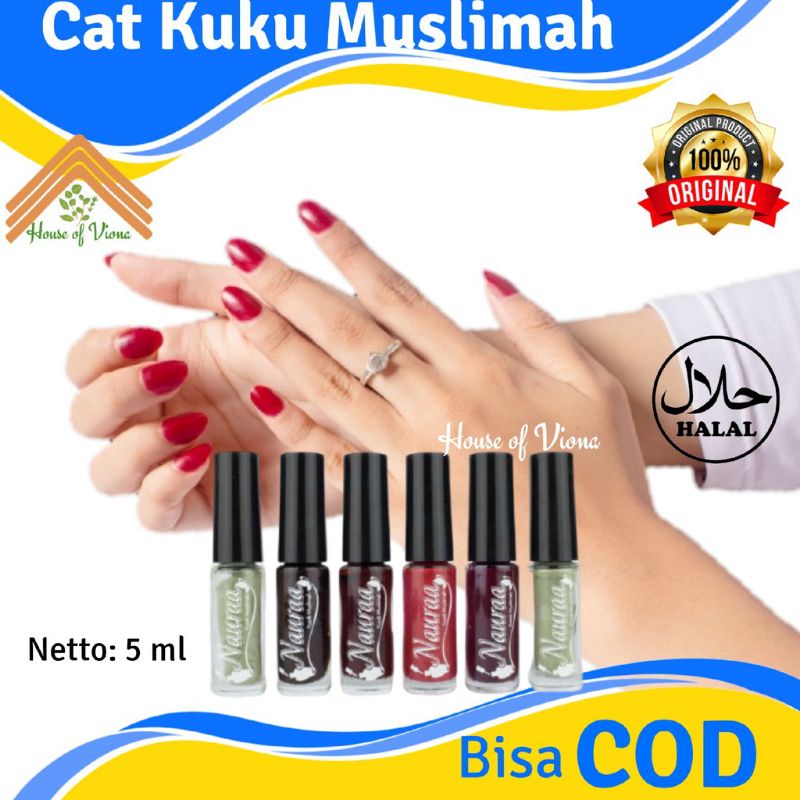 Jual Cod Nauraa Kutek Muslimah Henna Kuku Halal Sah Untuk Sholat