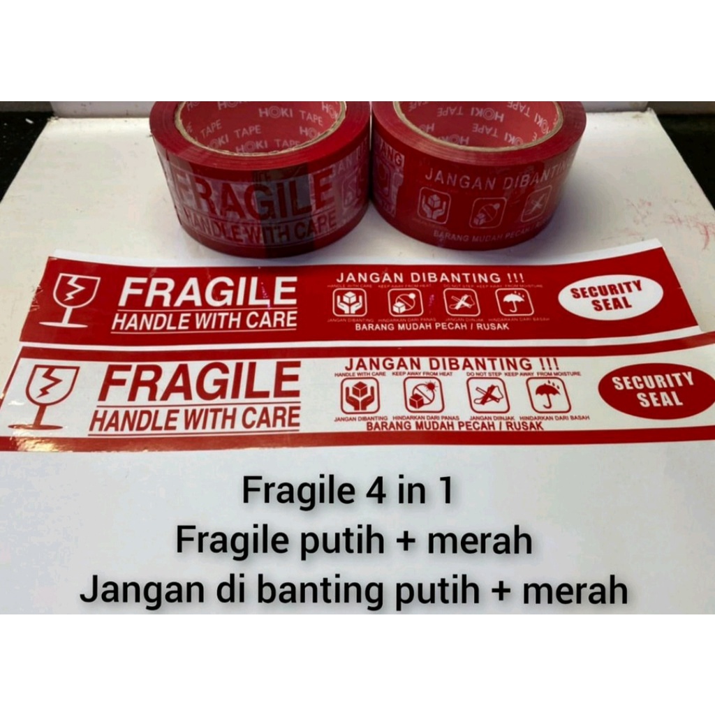 Jual Lakban Fragile Mm X Yard Lakban Jangan Dibanting Mm X