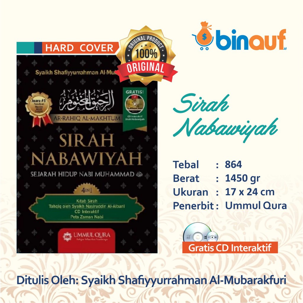 Jual Sirah Nabawiyah Ar Rahiq Al Makhtum Shopee Indonesia