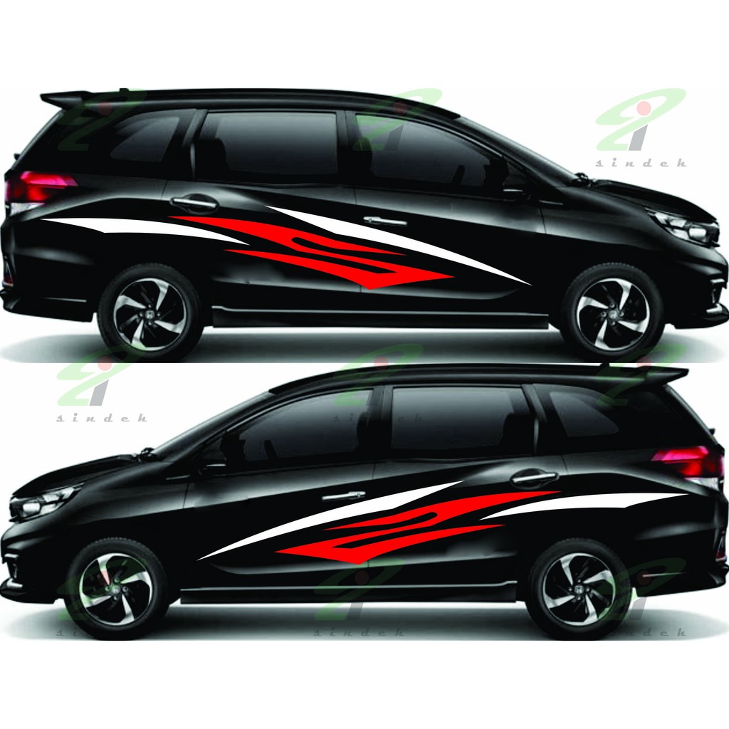 Jual Cutting Sticker Mobil Keren Mobilio Avanza Sigra Calya Jazz Yaris