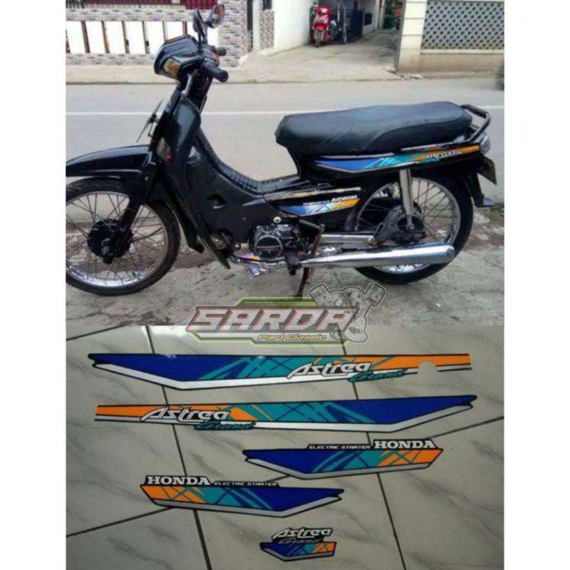 Jual STRIPING STIKER HONDA ASTREA GRAND BULUS TAHUN 93 LIMITED EDITION