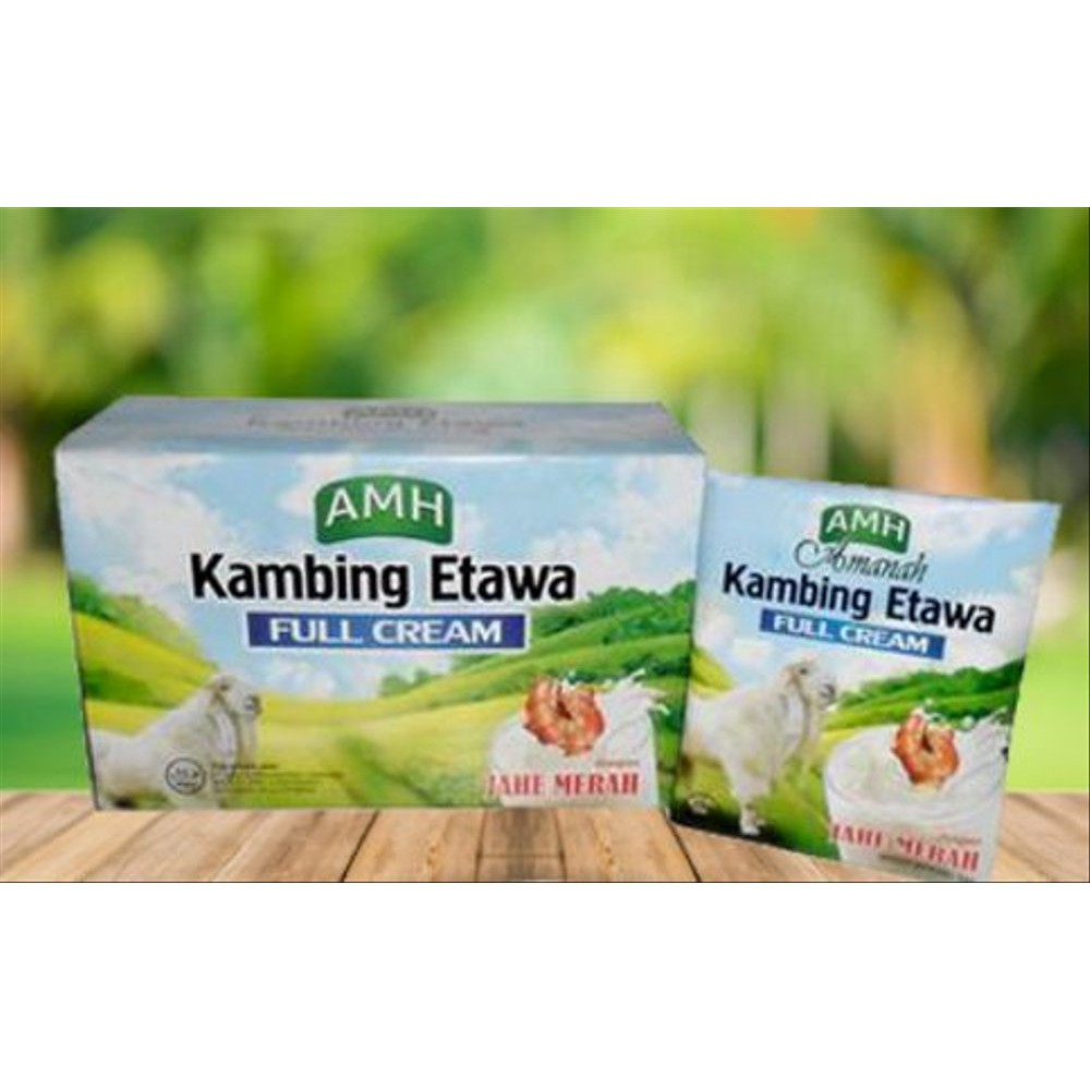 Jual Susu Kambing Etawa FULL CREAM AMH Sachet Dengan Jahe Merah