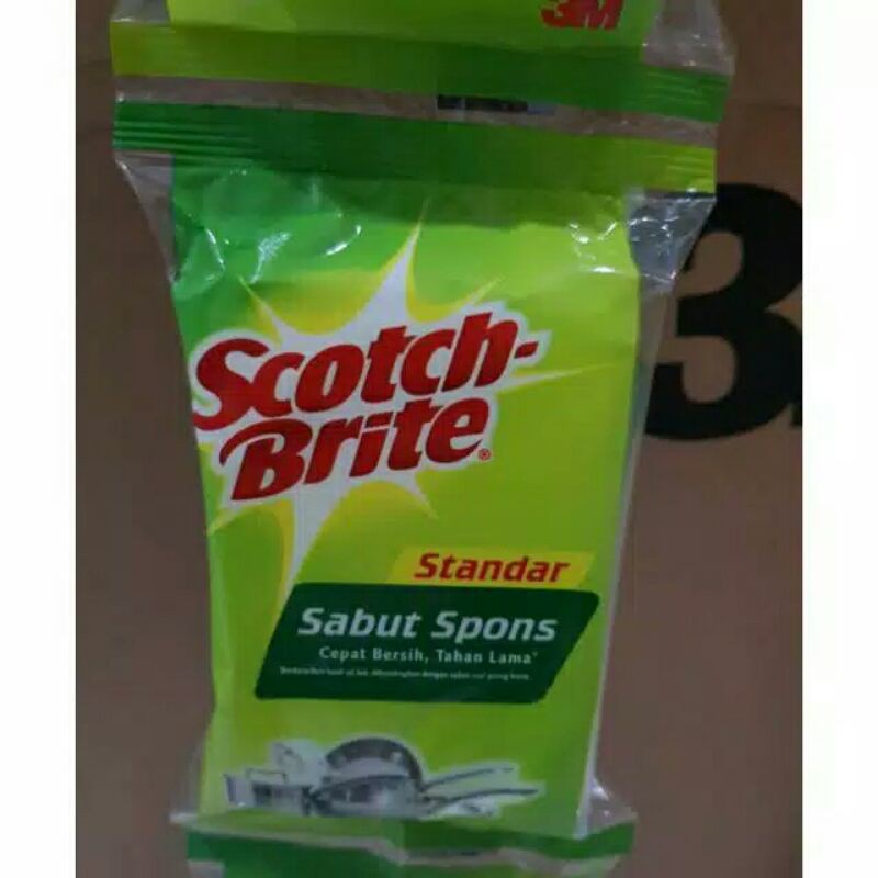 Jual Sabut Spons Cuci Piring Scotch Brite Spons Basic Scotch Brite