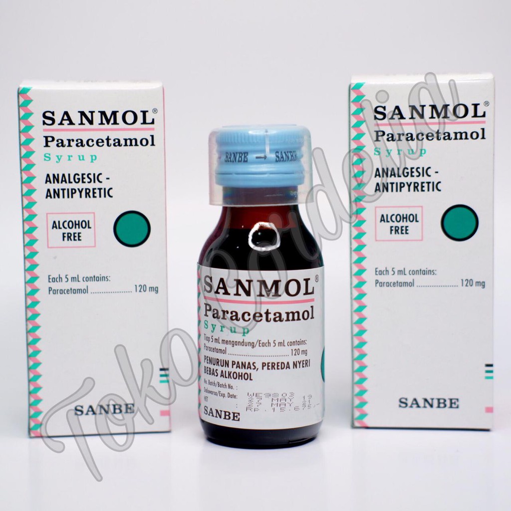 Jual Sanmol Paracetamol Sirop Syrup 120 Mg Shopee Indonesia