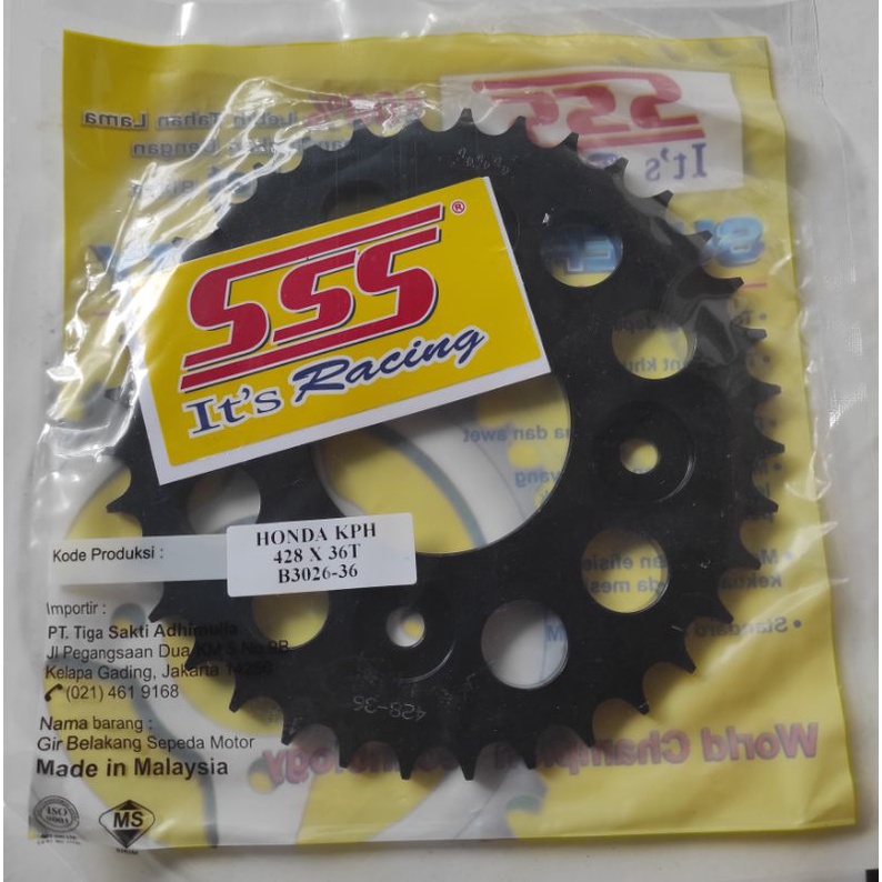 Jual Gear Belakang Sss Supra X Kharisma Revo Blade Fit New