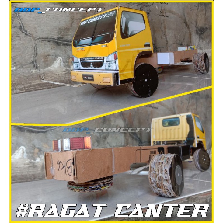 Jual Miniatur Truk Canter Sasis An Standar Skala 1 16 Shopee Indonesia