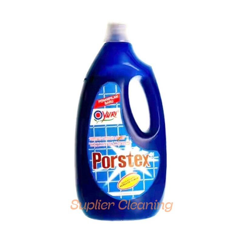 Jual Yuri Porstex Porcelain Ceramic Cleaner Biru 1000 Ml Shopee