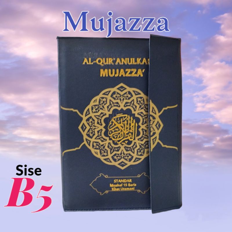 Jual Al Quran Perjuz Mujazza Baris Khot Utsmani Ukuran B Standat