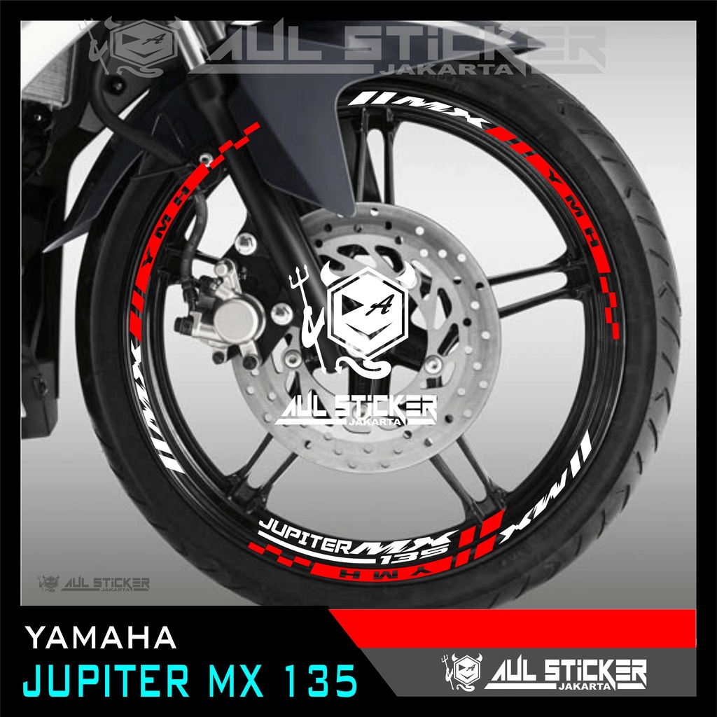 Jual STICKER VELG JUPITER MX 135 DEPAN BELAKANG Shopee Indonesia